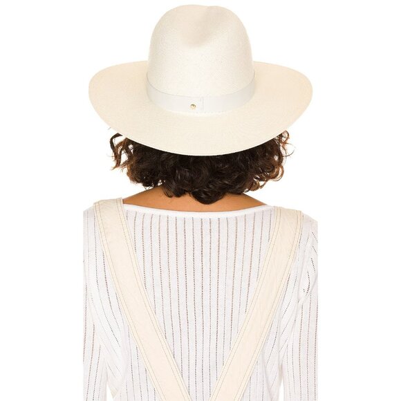 Janessa Leone Aisley Hat Bleach White Straw - Picture 3 of 14